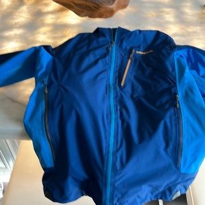 Patagonia Mens Medium ski coat  removable hood water repellant down lining